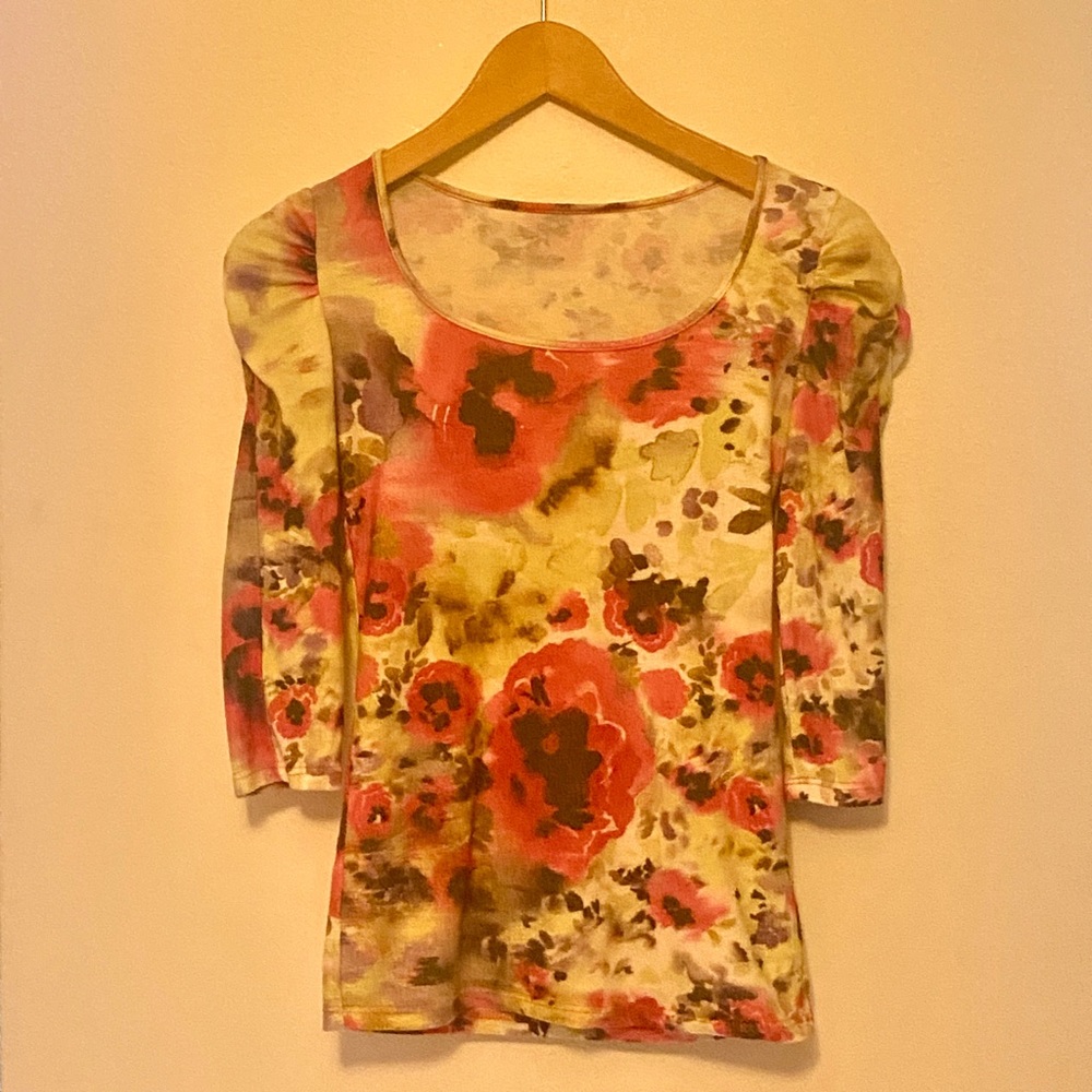 Delia’s brand floral top.